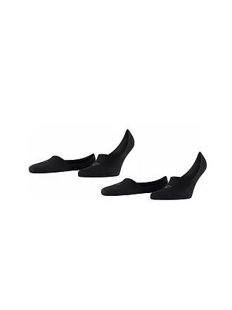 BURLINGTON | Herren Füsslinge EVERYDAY 2-er Pkg black | 